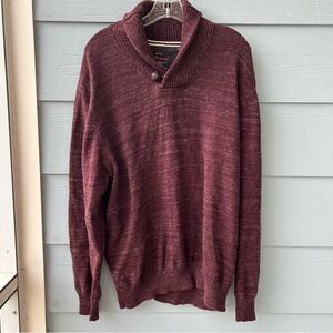 Weatherproof Men's Maroon Turtleneck Sweater